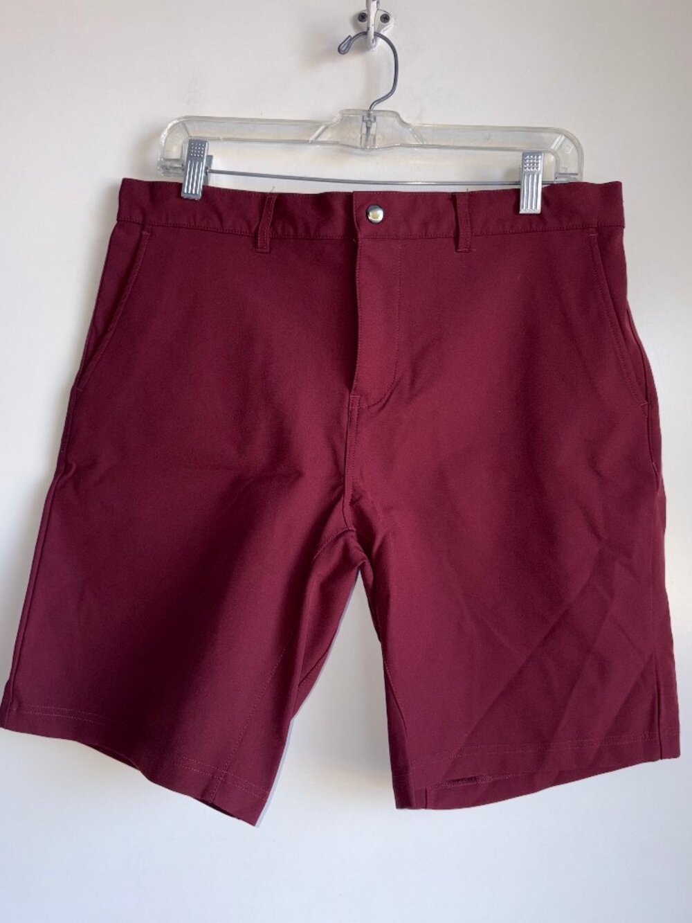 State and Liberty Shorts Men's Size 34 Maroon Athletic Fit